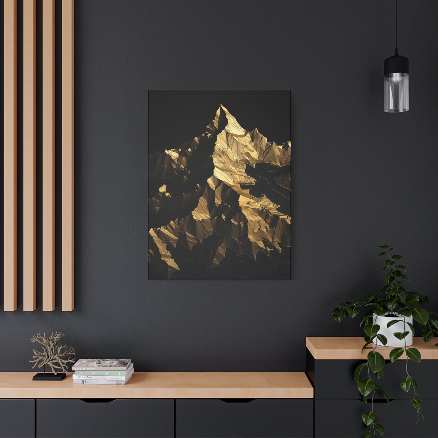 Golden Swiss Alps