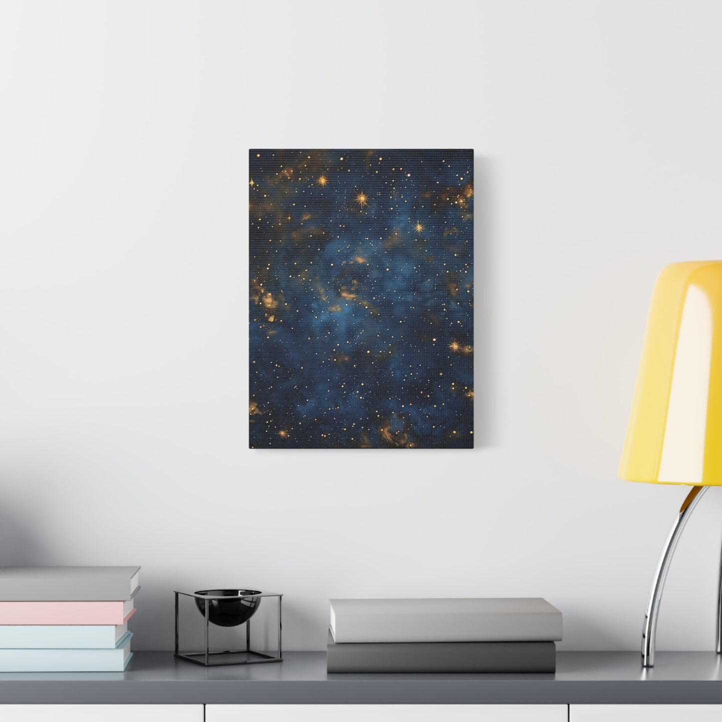 Starry Night in Blue and Gold